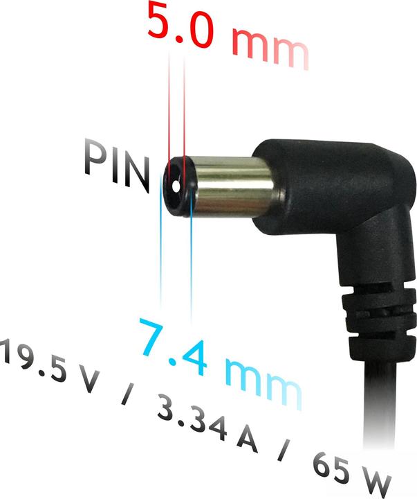Produktbild Akyga Notebook-Adapter ist dediziert AK-ND-05 DELL 19V (65 W)