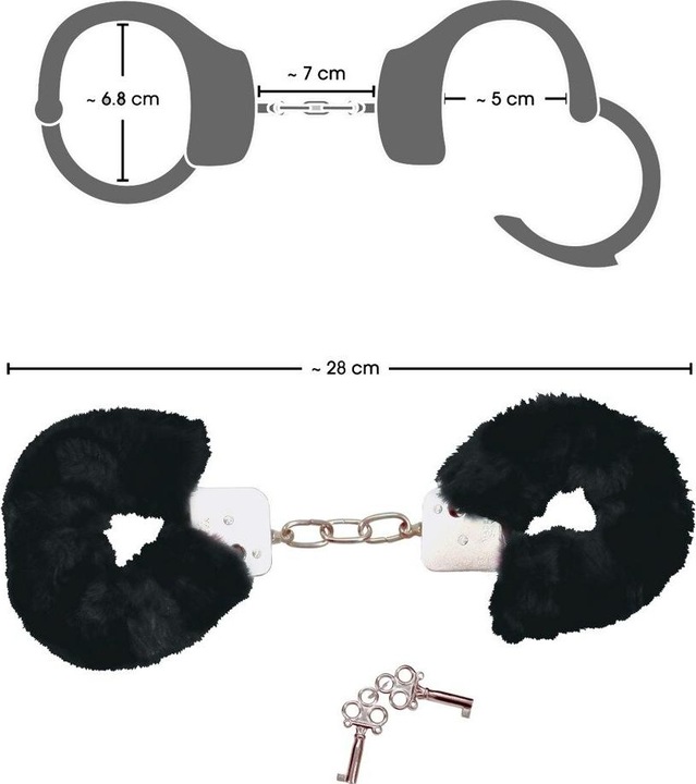 Actual product image Bad Kitty Handcuffs
