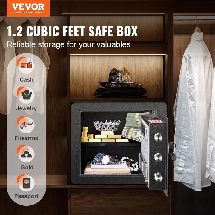 Actual product image Vevor Heimtresor (34 l)