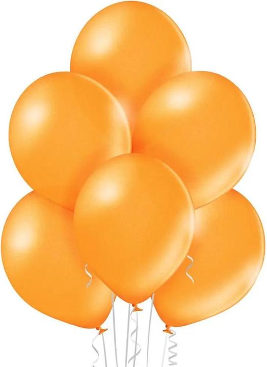 Actual product image Belbal Balloon Metallic Orange, Ø 30 cm, 50 pieces (50 x)