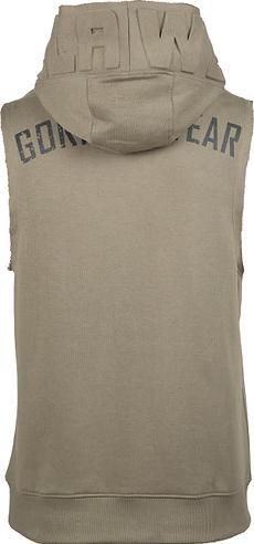 Immagine prodotto Gorilla Wear Marshall Sleeveless Hoodie - Olive (L)
