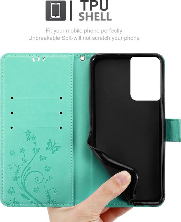 Immagine prodotto Cadorabo Custodia per Motorola Moto G35 Flower Book (Motorola Moto G35)