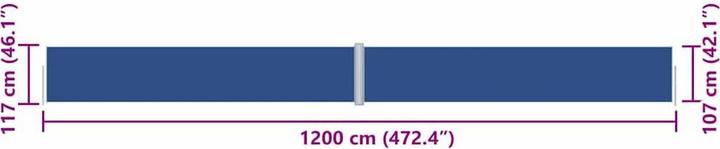 Image du produit vidaXL Seitenmarkise (12 m)