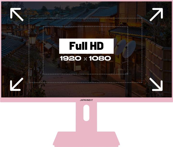 Immagine prodotto Japannext 60,5cm JN-I238FHD120F-HSP-PK 16:9 HDMI pink FHD (1920 x 1080 pixel, 23.80")