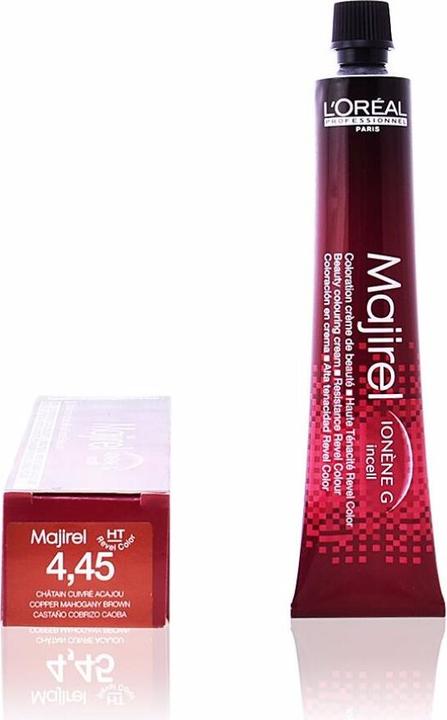 Actual product image L'Oréal Paris MAJIREL ionène G colouration crème #4,45-castaño cobrizo 50ml (#4,45-castaño cobrizo)