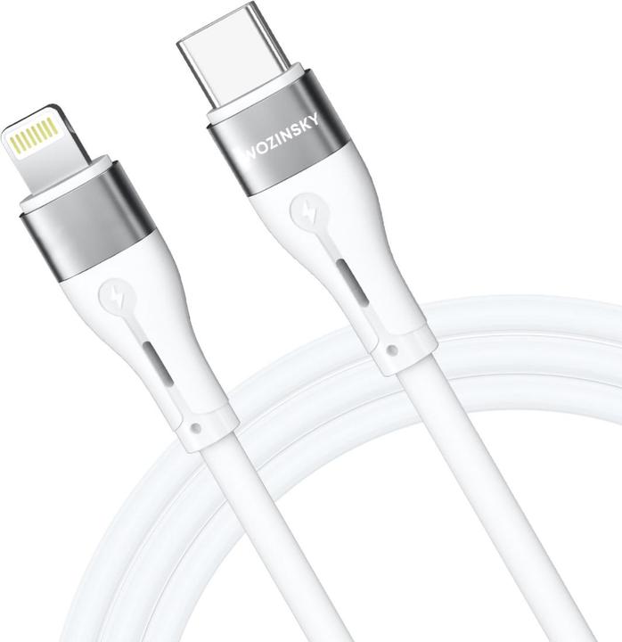 Immagine prodotto Wozinsky Cavo WSTCL2 Lightning / USB-C PD 27W 2 m - bianco (2 m, USB 3.2 Gen 2, 27 W)