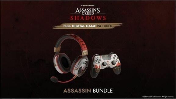 Actual product image Lexip X UBISOFT Assassins Creed Shadows ASSASSIN Box PC Game Headset Controller (PC, Android, Switch, PS4)