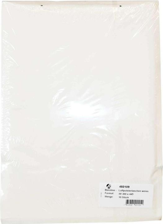 Mailmedia Luftpolster-Versandtaschen, Typ I19, weiss, 56 g Aussenmasse: 320 x 455 mm, Innenmasse: 295 x 445 mm (10 Stk.)