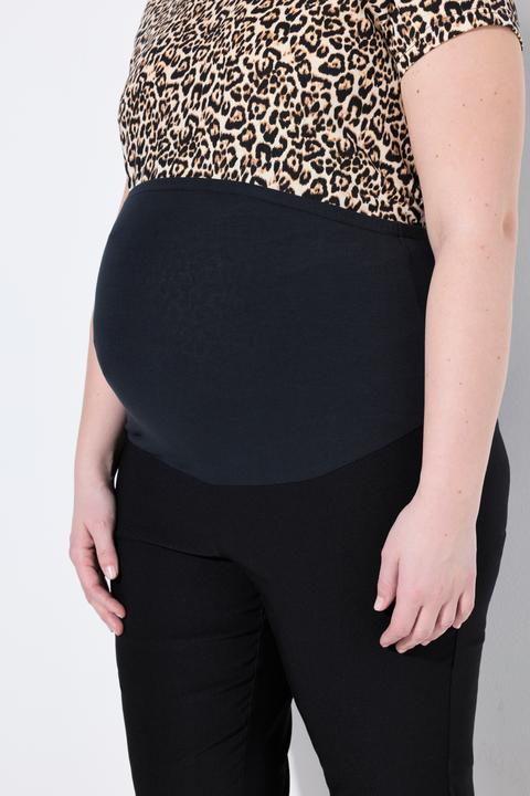 Produktbild Ulla Popken Bellieva-Bengalinhose, Umstandshose, wadenlang, Bund-Stretcheinsatz (58, 60)