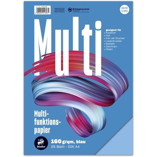 Produktbild Staufen Multifunktionspapier 7X PLUS (160 g/m², 25 x, A4)