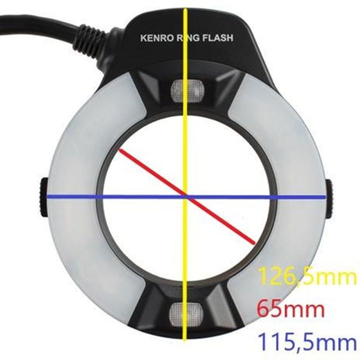 Produktbild Kenro TTL Macro Ringblitz KFL201C für Canon