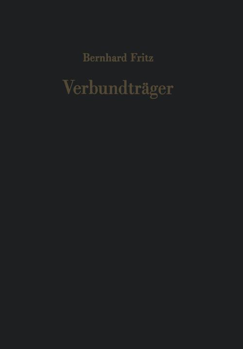 Produktbild Verbundträger (Deutsch, Bernhard Fritz, 2012)