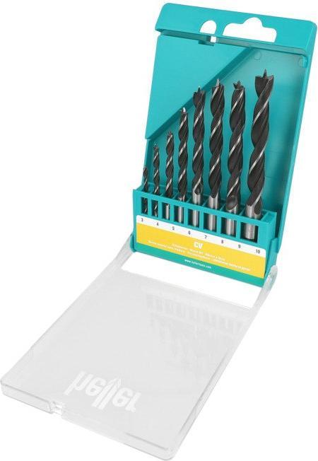 Image du produit Heller Jeu de forets hélicoïdaux pour bois 8 pièces (3 mm, 4 mm, 5 mm, 6 mm, 7 mm, 8 mm, 9 mm, 10 mm)