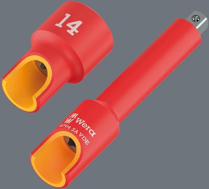 Produktbild Wera 8790 A VDE Zyklop Steckschlüsseleinsatz 1/4, 10mm (10  mm)