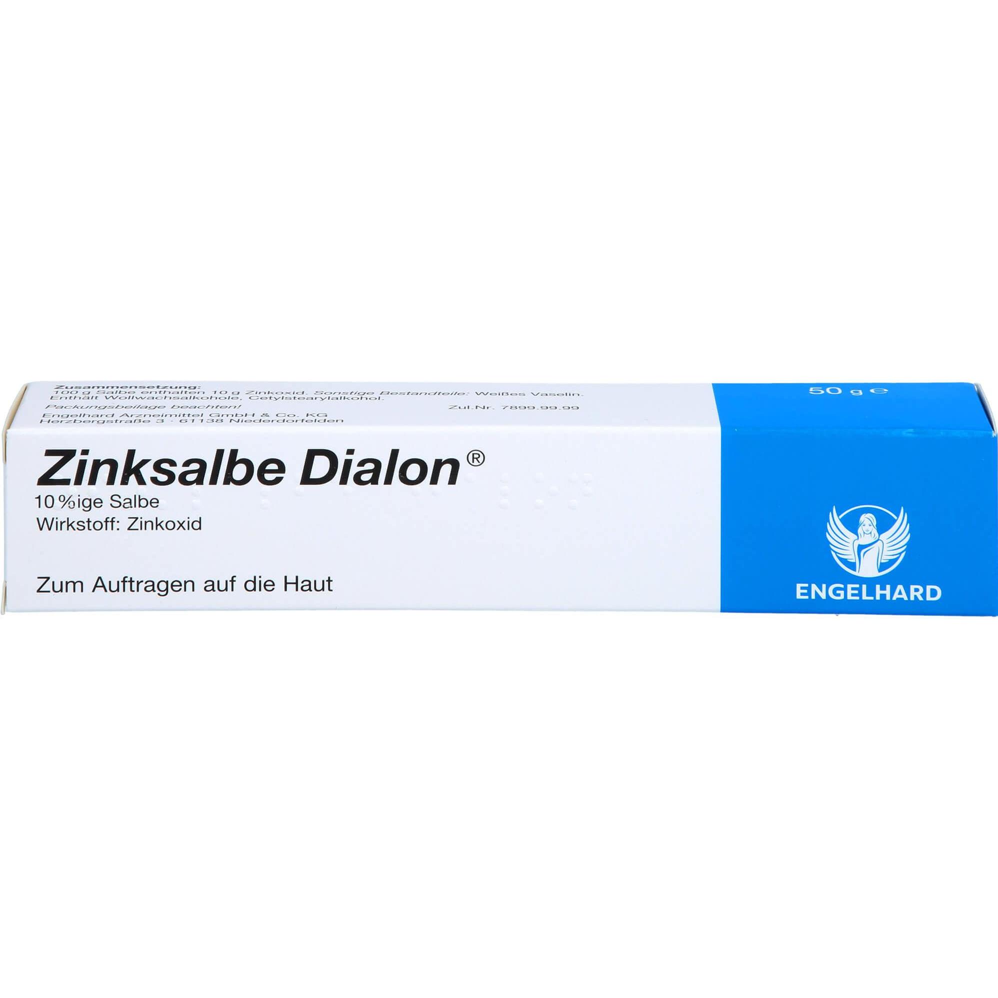 Engelhard, Wundversorgung, Zinksalbe Dialon, 50 g Salbe