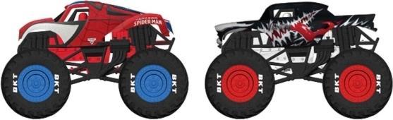 Produktbild Monster Jam - 1:64 - 2-Pack - Marvel - Spiderman V