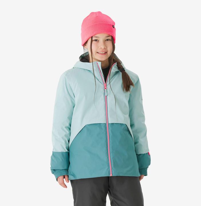 Produktbild Wedze Skijacke Kind 5 – 13 Jahre warm - Ski 100 türkis (140)