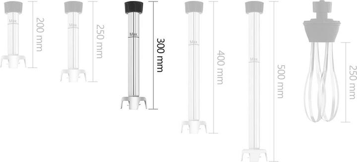 Nährwerte und Zutaten Royal Catering Mixstab Edelstahl Pürierstab Zubehör Gastro Stabmixer Handmixer Mixer 300 mm