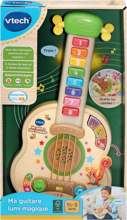 Produktbild VTech Ma guitare lumi magique (jouet avec partie bois FSC®) (Französisch)