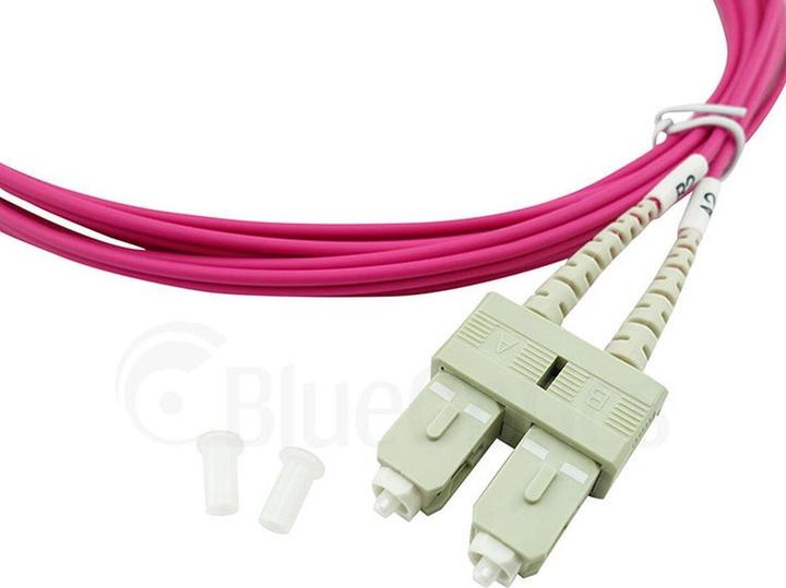 Produktbild CBO BlueOptics LWL Patchkabel SC / SC MM OM4 magenta 1,0m (1 m)