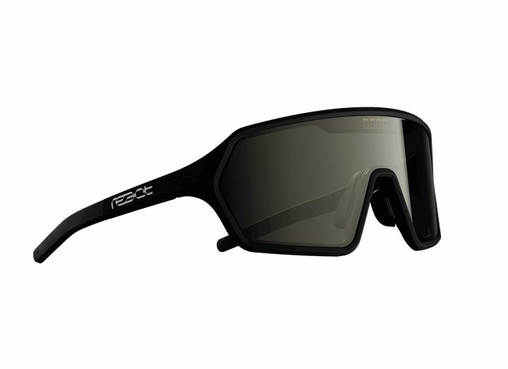 Immagine prodotto React rev onyx/black Sonnenbrille schmal (Onice Nero, Rivestimento a specchio argentato)