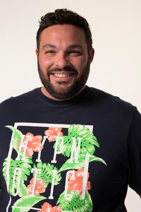 Image du produit Men+ T-shirt avec imprimé, col rond et manches courtes - jusqu'au 8 XL (7XL)
