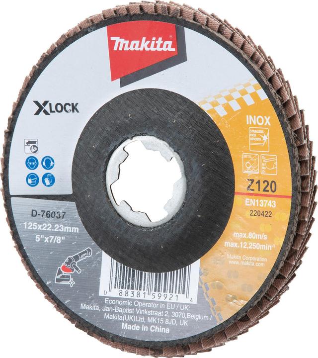 Produktbild Makita Fächerschleifscheibe 125mm (Z120)