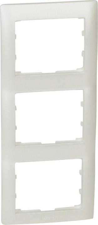 Actual product image Legrand Triple frame Sistena Life vertical pearl 771507