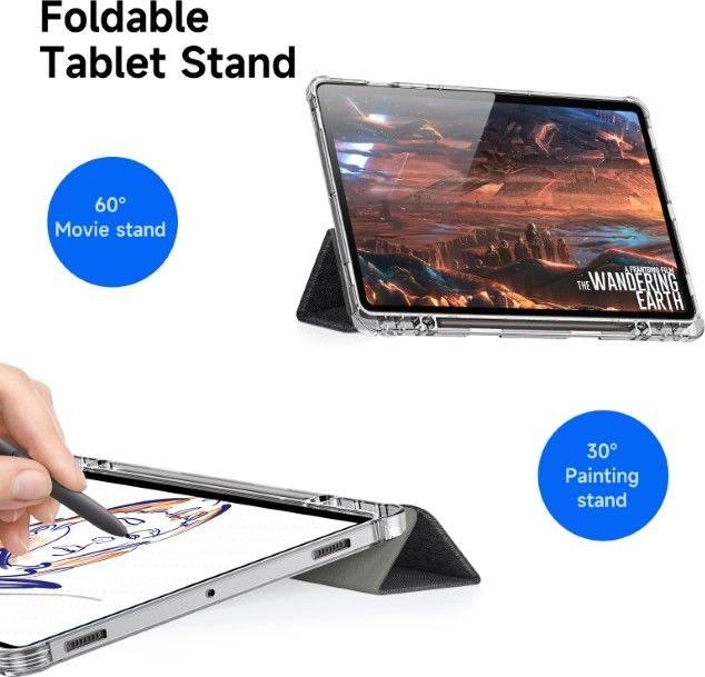Actual product image Dux Ducis Unid Series Leather Bookcover Cover (Galaxy Tab S9 FE, Galaxy Tab S9)
