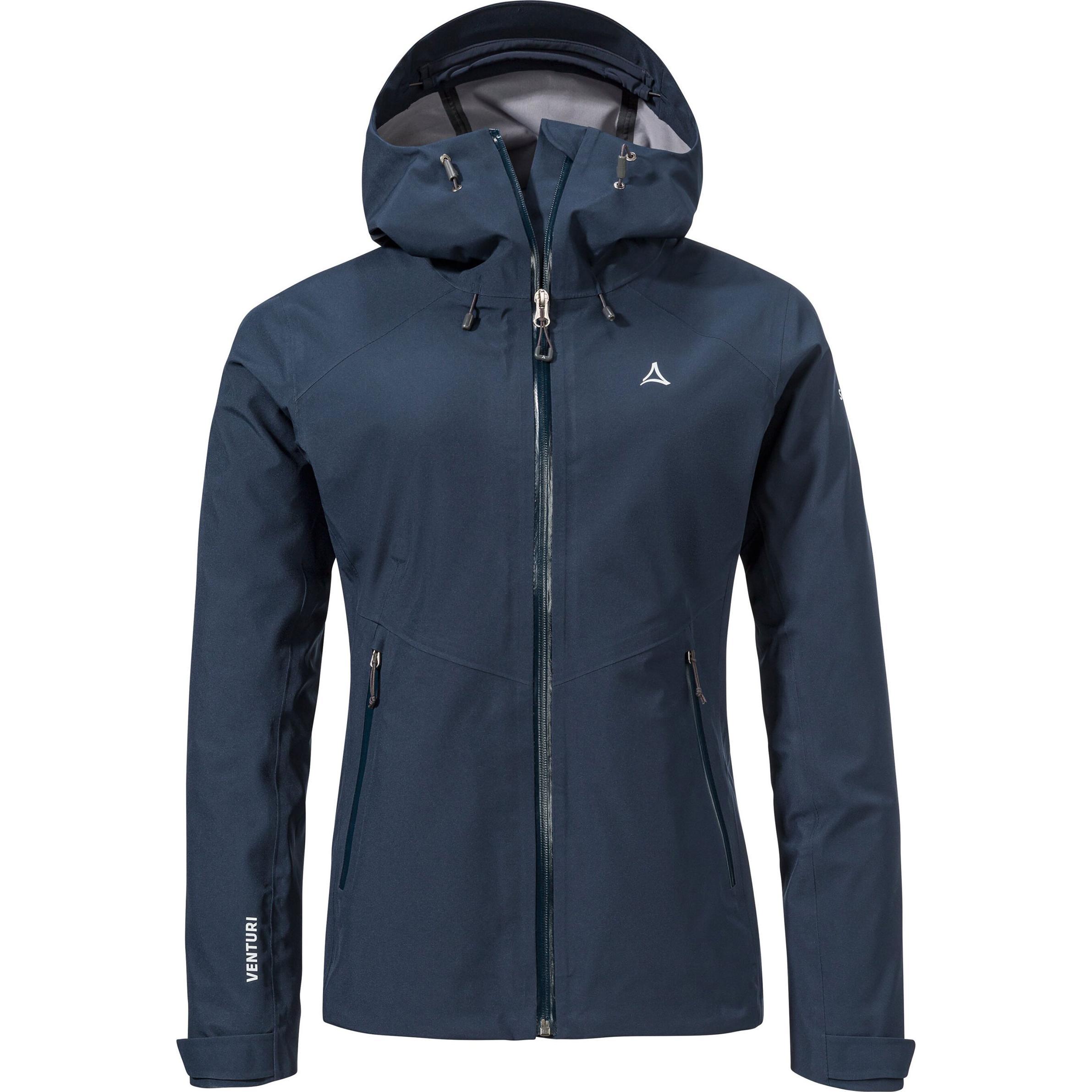 Schöffel, Damen, Jacke, Jacket Style Cascata (40, L), Blau, 40, L
