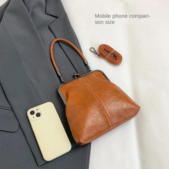 Actual product image Only-Bags.Store Elegante Schloss Umhängetasche Kapazität Retro