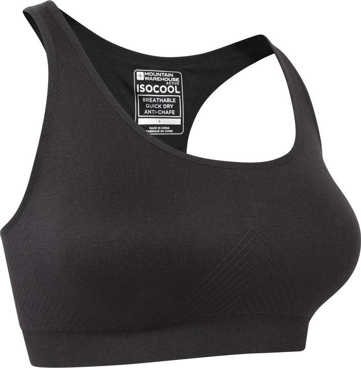 Actual product image Mountain Warehouse Womens/Ladies Anti-Chafe Seamless Sports Bra (L)