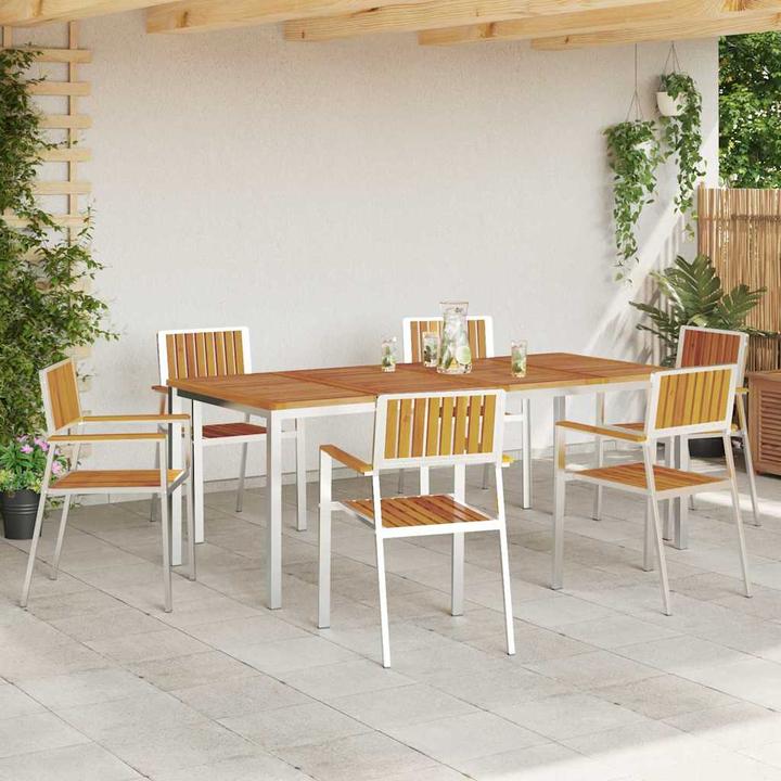 Produktbild vidaXL Garten Essgruppe (200 x 90 x 75 cm)