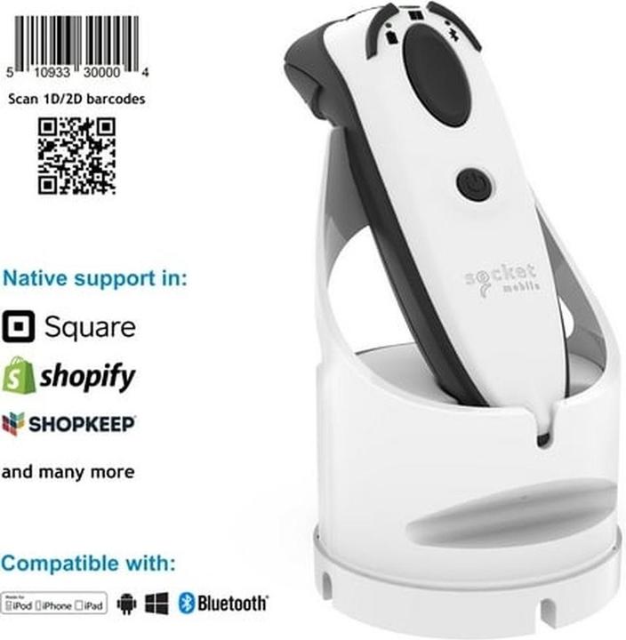 Image du produit Socket DuraScan D740, Lecteur de code barre portable, 1D/2D, LED, Codabar,Code 11,Code 128,Co (Codes à barres 1D, Codes à barres 2D)