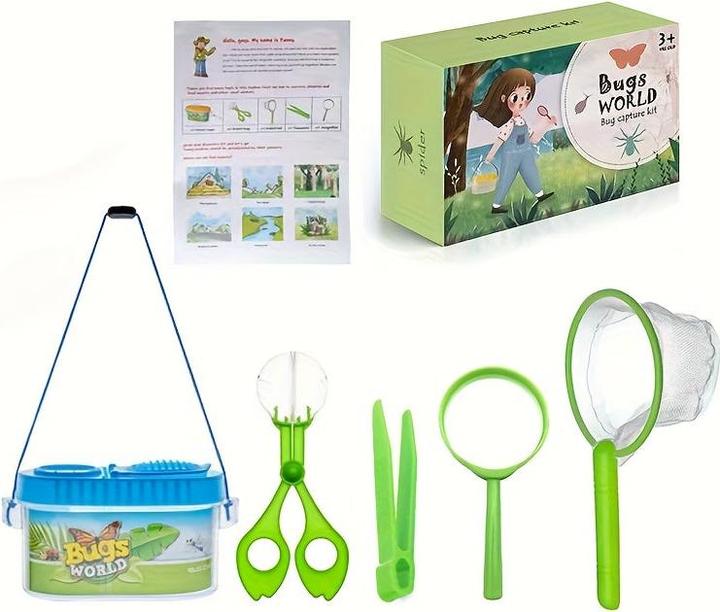 Actual product image Activity Board Werkzeugtasche für den Aussenbereich und Insektenfanggeräte, ein pädagogisches Spielzeug für die