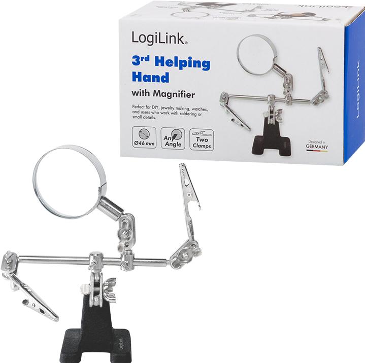 Produktbild LogiLink 3. Helfende Hand mit Lupe