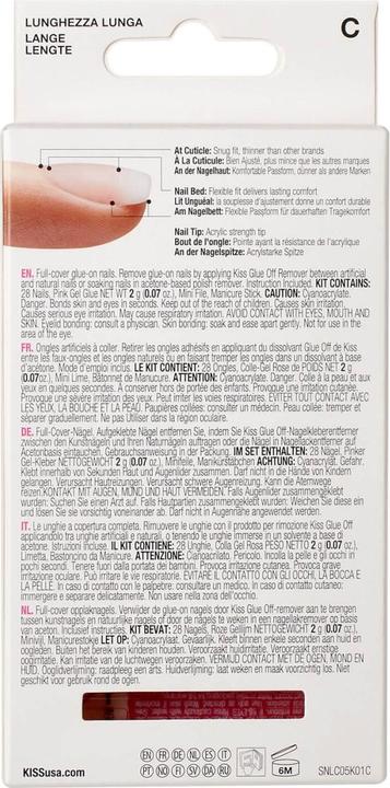 Actual product image KISS Nails - Natural Nails Strong Enough (Artificial nails, Blond)