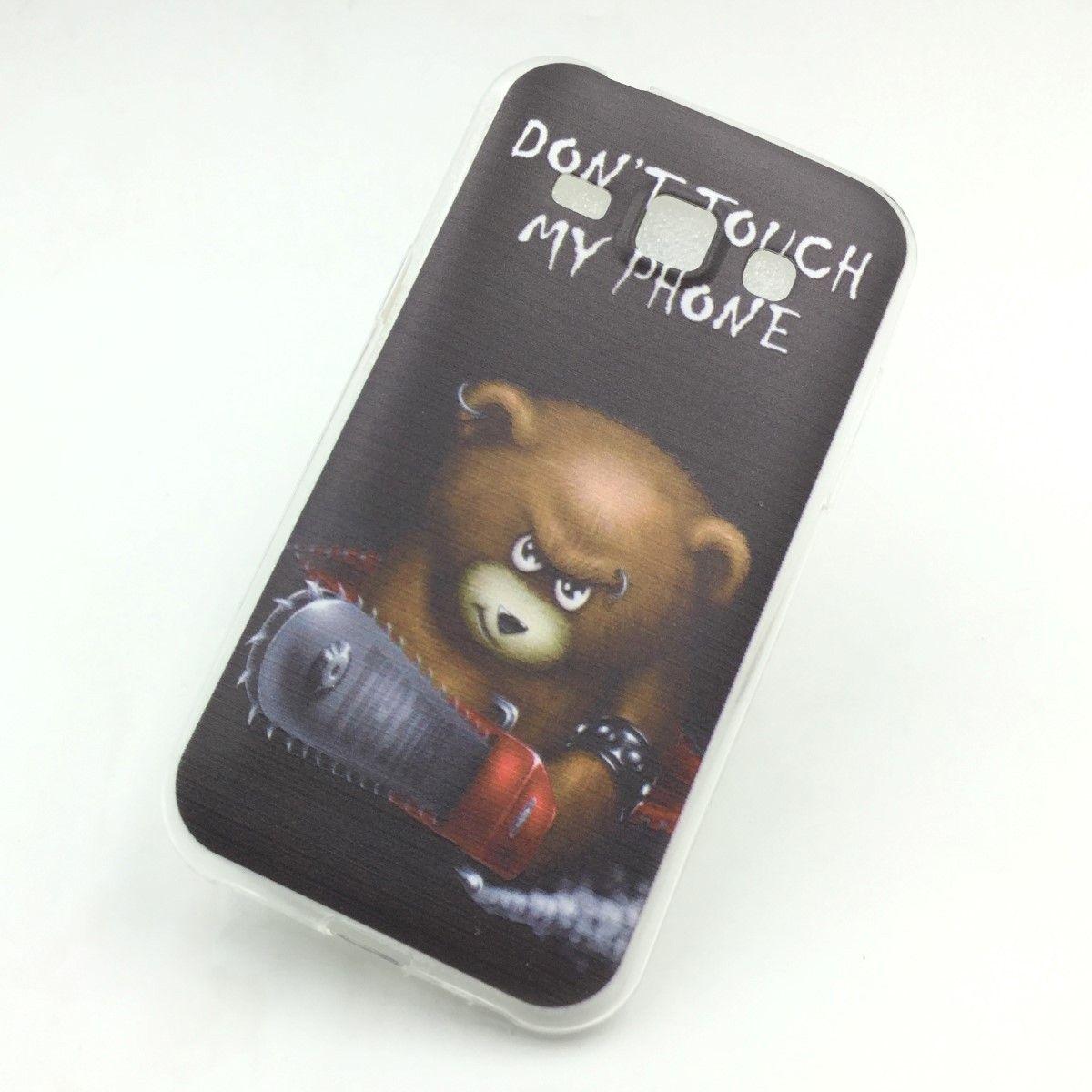 König Design Schutz Handy Hülle für Samsung Galaxy J1 (2015) Case Cover Bumper Etuis Schwarz (Samsung Galaxy J1), Smartp...