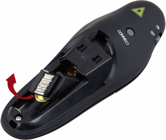 Actual product image August LP205R Presenter with laser pointer