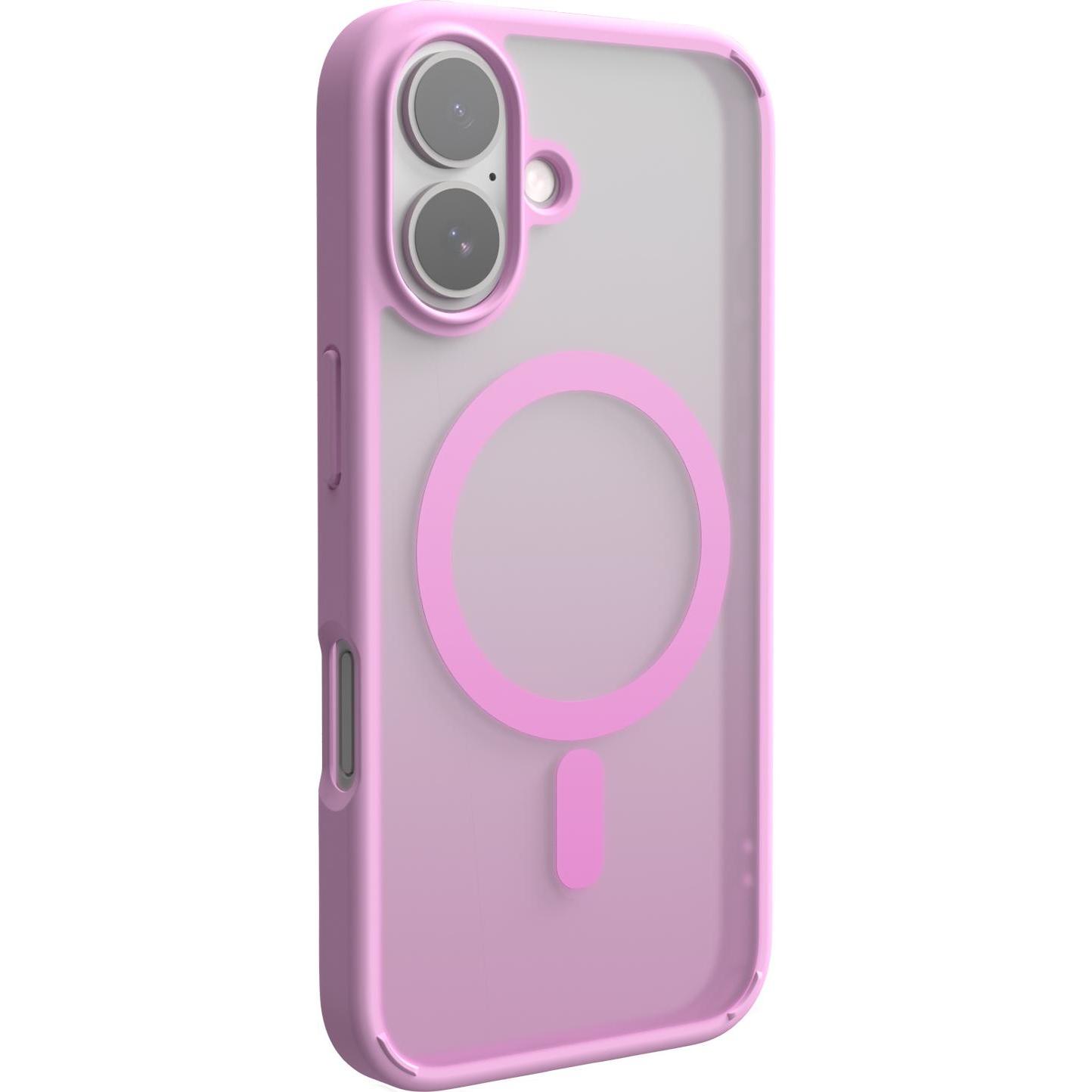 Puro Schutzhülle (Apple iPhone 16), Smartphone Hülle, Pink, Transparent
