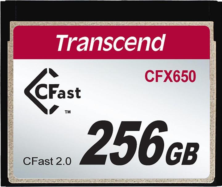 Transcend CFast 2.0 CFX650 256GB (256 GB, CFast 2.0)