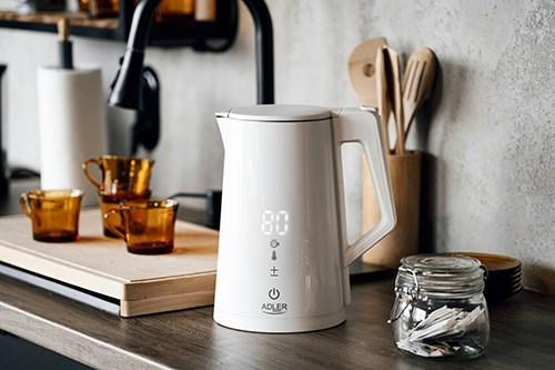 Image du produit Adler AD 1345 electric kettle Blanc (1.70 l)