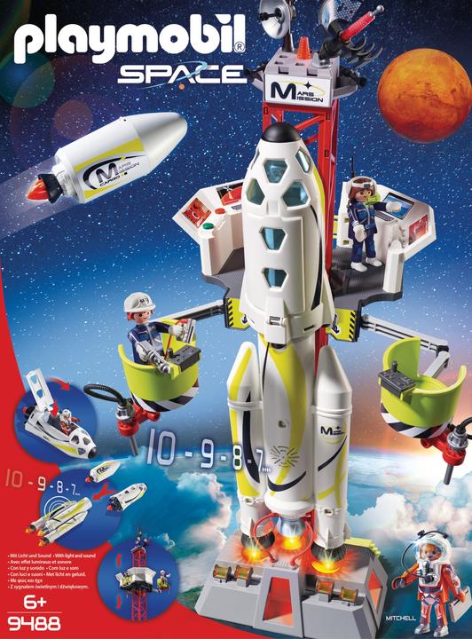 Produktbild Playmobil Mars-Rakete mit Startrampe (9488, Playmobil Space)