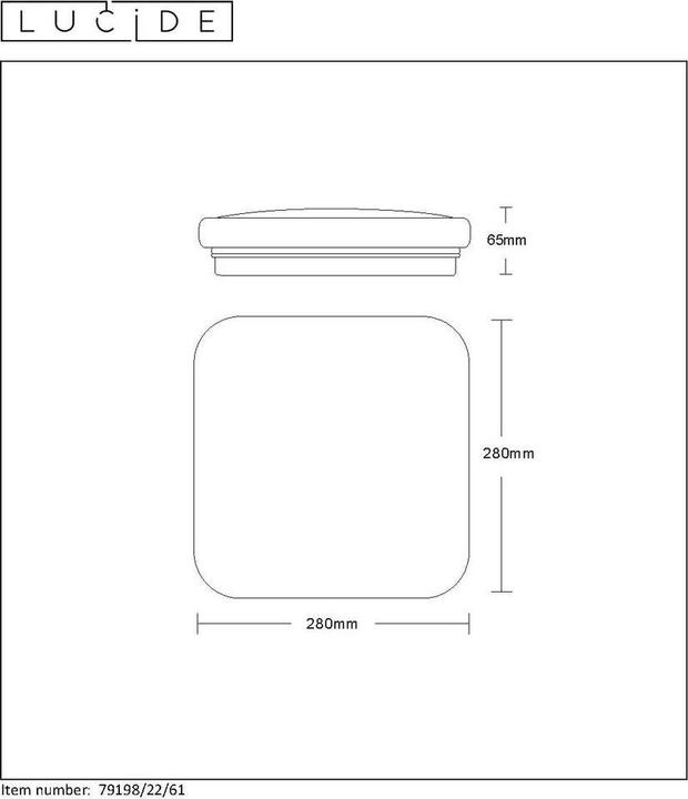 Actual product image Lucide Otis (1400 lm)