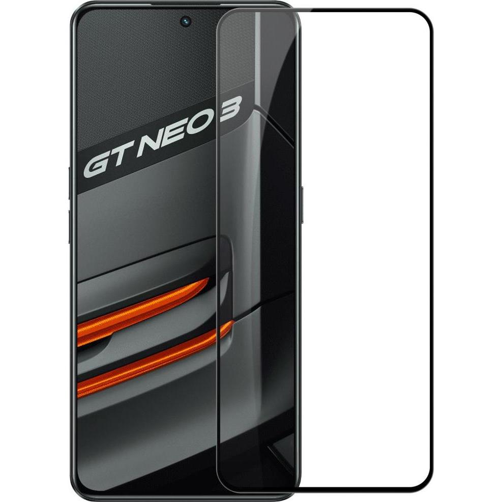 Nillkin CP + PRO ultra-thin full screen tempered glass with 0.2mm frame 9H Realme GT Neo 3 black (1 Stück, Realme GT Neo...