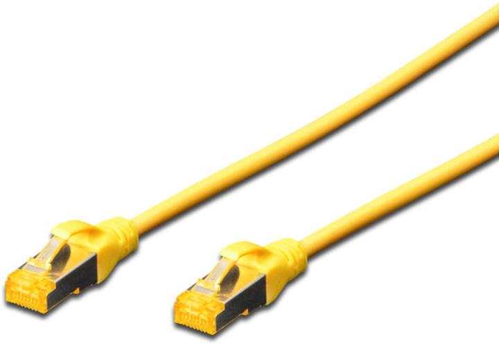 Actual product image Digitus CAT 6A S/FTP Patch cord,2m,yellow (S/FTP, CAT6a, 2 m)