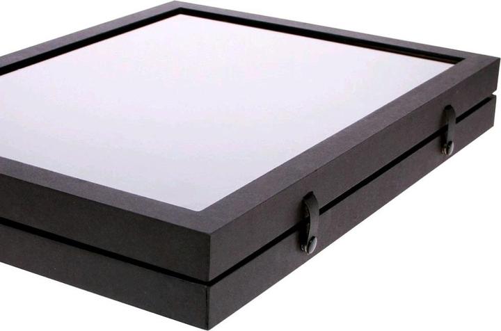 Actual product image Safe BlackEdition display case for rings with 12 compartments