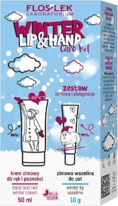 Floslek Fos-lok Winter Lippen & amp Handschutz und Pflege Handcreme 50 ml + Erdölgelee 10g (50 ml)