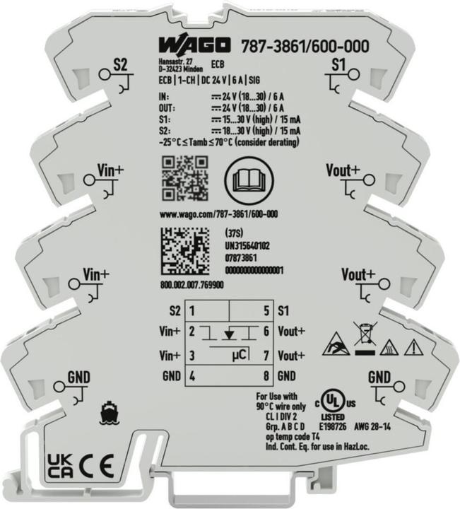 Produktbild Wago Schutzschalter