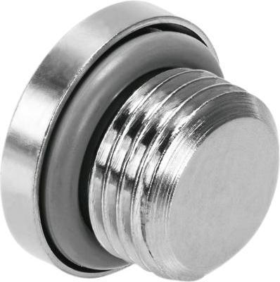 Image du produit Festo Vis de fermeture, hexagonale, air comprimé / eau, laiton, 5.5mm, M5, vis sans tête (Bouchon de fermeture)